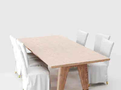 Monreale table Free 3D model