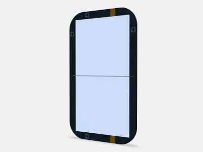 ALMAROD mirror Low-poly 3D model