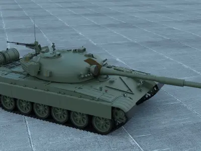 T72 Ural 3D model