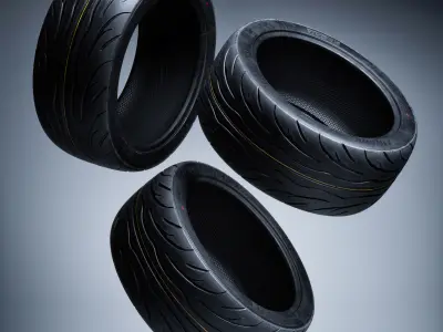 NANKANG TIRES - NS2R Low-poly 3D model