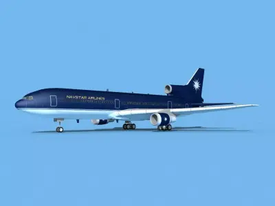 Lockheed L-1011 Navstar 3D model