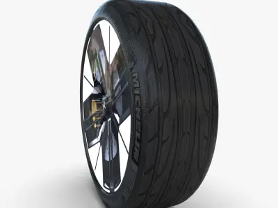 D1 Wheelrim Maresal3d Low-poly 3D model