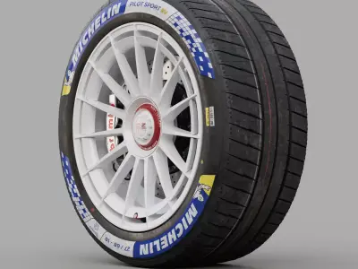 Michelin Pilot Sport EV 27 68 18 Clean 3D model