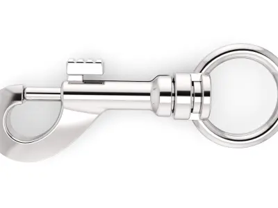 Big Key Chain Clasp 3D model
