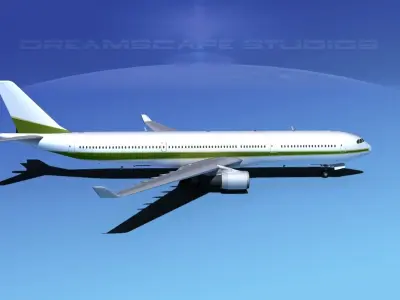Airbus A330-300 Corporate 6 3D model