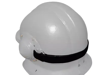 Dented Steel Helmet 3D Model 3D model purchase
