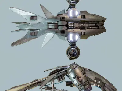 Drone Low-poly 3D model