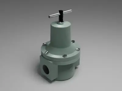 Air Pressure Regulator 3D model