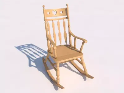 Rocking Chair Free 3D model get