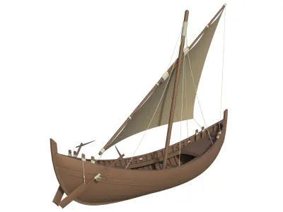 Byzantine Merchant Boat 3D model