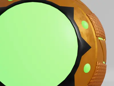 Green Goblins Grenade Low-poly 3D model
