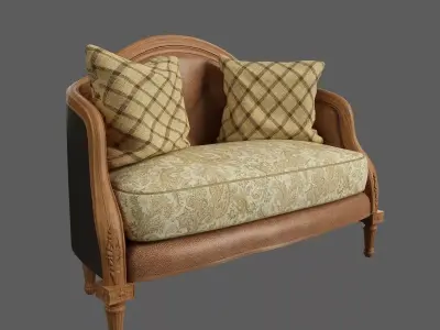 classic sofa Free 3D model get