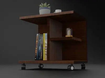 Modern Shelve Free 3D model