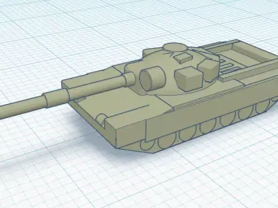 British Centurion Battletank 6mm Scale 3D print model
