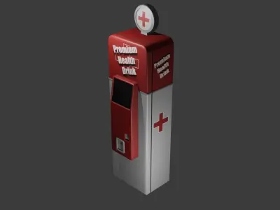 Call of Duty Style Perk Machines Free low-poly 3D model
