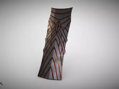 BOFURI Shield of the Hydra Low-poly 3D model