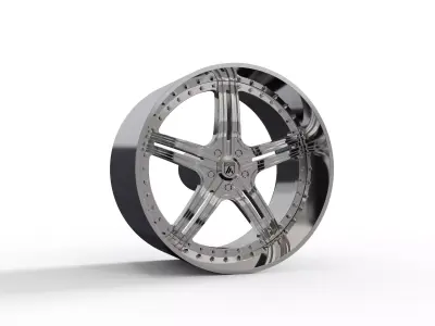 ASANTI AF155 WHEEL 3D MODEL 3D model
