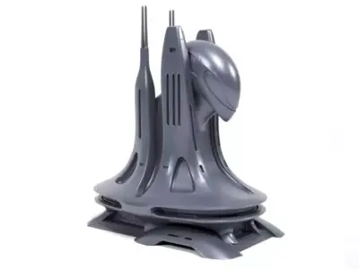 Alien Building 3D print model
