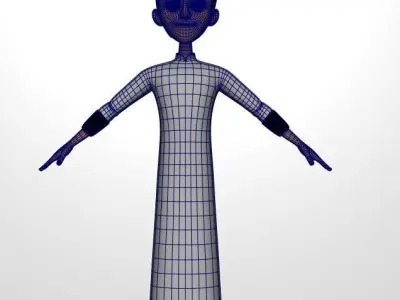 3D Stylized Character Model 3D model