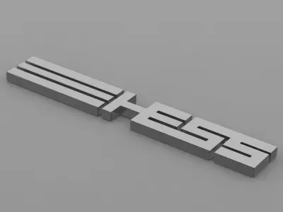 hess logo 3D model
