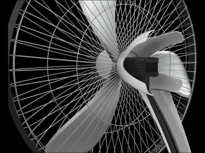 ventilator fan 3D model