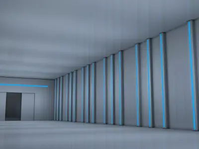  Sci Fi Interior 3D model purchase