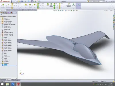 drone nightfury xSS 06 3D model
