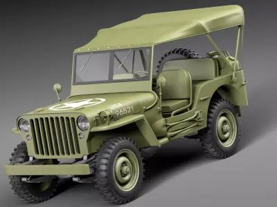 Jeep Willys MB 3D model