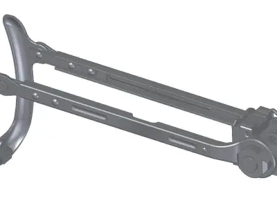 AKMS stock kit 3D model