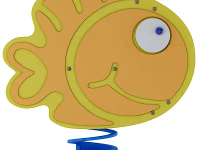 Spring Rocker Fish 3D model