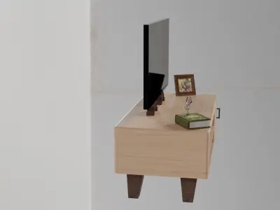 TV unit  Free 3D model