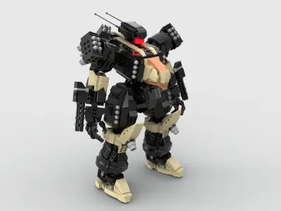 brazen wolf  3D model