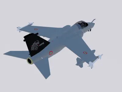 International AMX A-1A Italian Air Force 3D model