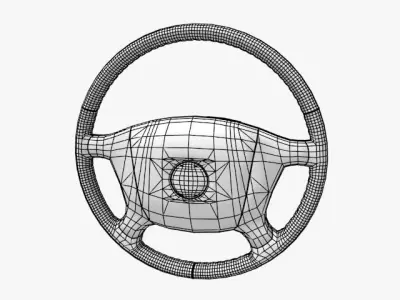 Modern Steering 3D model