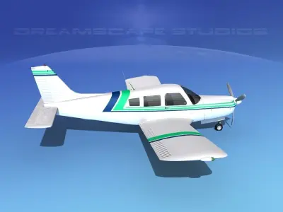 Piper Turbo Arrow 240 V03 3D model