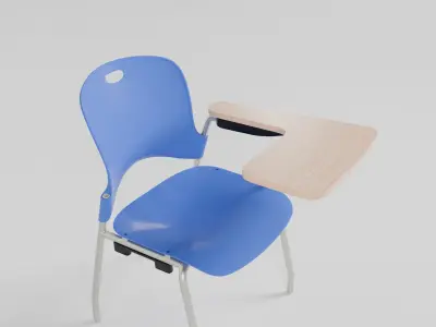 College Chair Free 3D model