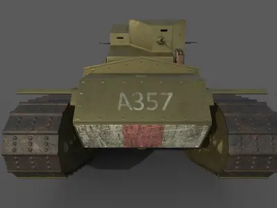 Mk  A Whippet 3D model