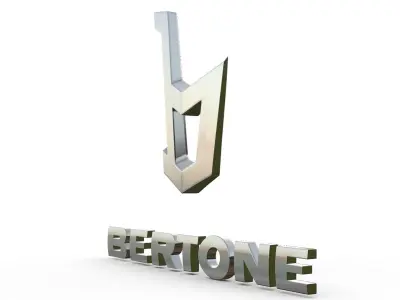 bertone logo 3D model