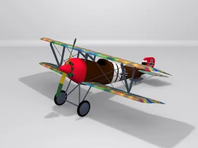 Siemens Schuckert Low-poly 3D model