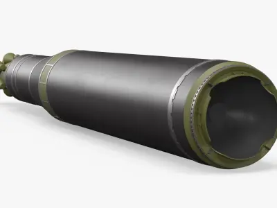 RS-26 Rubezh Multiple Warhead Missile 3D model