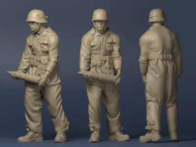  USA Mechanic 3D print model