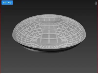 Translucent Cockpit Wall - Concept 3D model