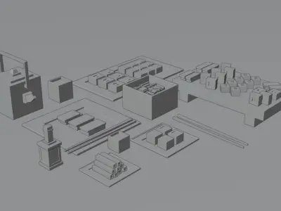 Sushi Set Free low-poly 3D model