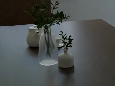 Dining Set ASHLEY Zumbado 3D model