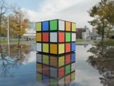 Free Stylized Rubik s cube 3D Model  Free 3D model