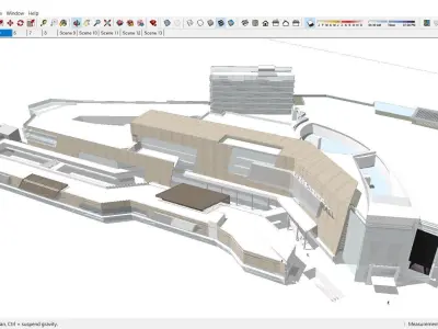 Sketchup Shopping Center 235 3D model