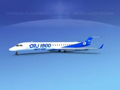 Bombardier CRJ1000 Bombardier 3D model