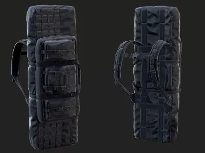 Weapon Bag Low poly Low-poly 3D model