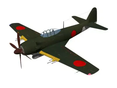 Kawanishi j6k1 jinpu 3D model