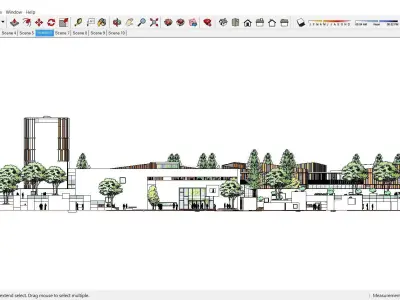 Sketchup Kindergarten A10 3D model